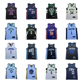 Lakers Bucks Clippers Suns Basketball Jersey-1228  