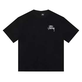 STU  Black No. 8 Loose Summer Casual T-shirt（38 styles)-1872  