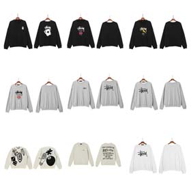 Stussy Classic basic round neck sports top-2229  