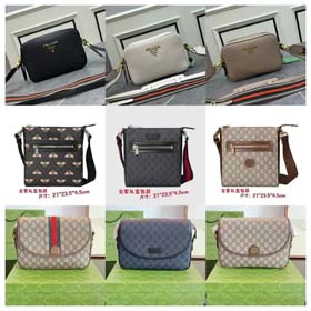 Prada Gucci Coach New fashion business men's shoulder bag-2309  