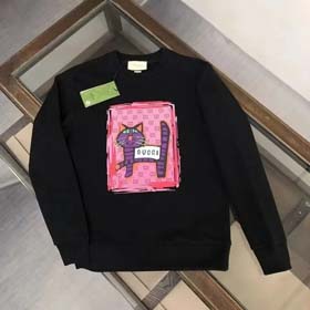GUCCI long-sleeved trendy brand loose fashion popular couple sweatshirt (2 styles)-2501  