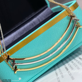 Tiffany smiley face necklace-3969  