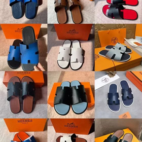 HERMES Izmir open-toe slip-on flip flops-2948  