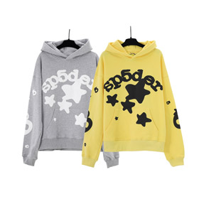 Sp5der versatile casual hoodie sweatshirt-4603  