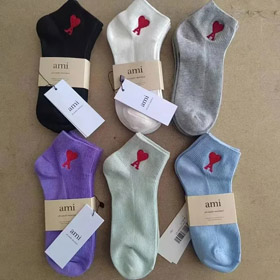 Amiri solid color breathable socks-4702  