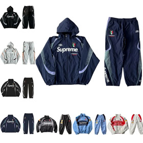 Supreme Week 11 x Umbro Collaboration Track Jacket Hooded Jacket-4783  