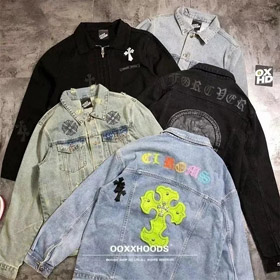 Chrome Hearts CH Fashionable Denim Jacket-4793  