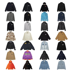 Gallery Dept hooded sweatshirt jacket-5068  