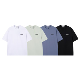 Stone Island men's loose-fitting short-sleeved T-shirt with letter print on the chest-5257  