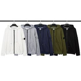 C.P Company zip-up hooded sweatshirt jacket-5284  