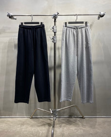 Miu Miu solid color casual straight-leg sweatpants-5447  