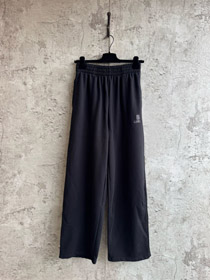 Balenciaga new collection letter embroidered casual straight-leg sweatpants-5462  