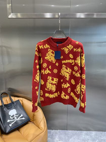 Louis Vuitton LV Thick Wool Blend Knit Sweater-5522  